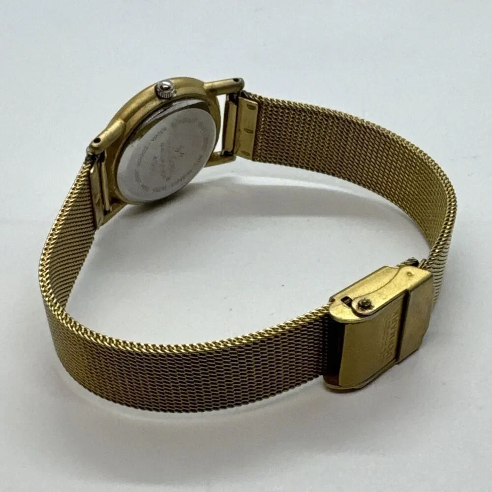 Skagen 45GG Women's Gold Tone Analog Dial Quartz Genuine Wrist Watch JNA568